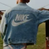 Levi's X Nike Blue Denim Trucker Jacket