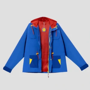 Liam Gallagher Lidl by Lidl Parka Jacket Blue