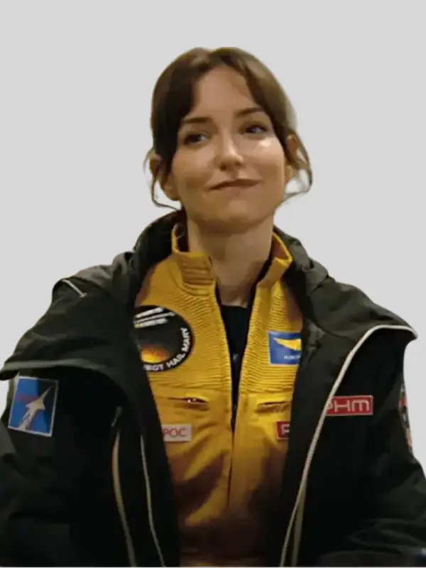 Liz Kingsman Project Hail Mary Black Jacket