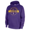 Los Angeles Lakers Nike Purple Practice Club Hoodie