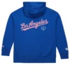 Men's Los Angeles Dodgers Mitchell & Ness x BLACKPINK Royal Pullover Hoodie - Limited Edition