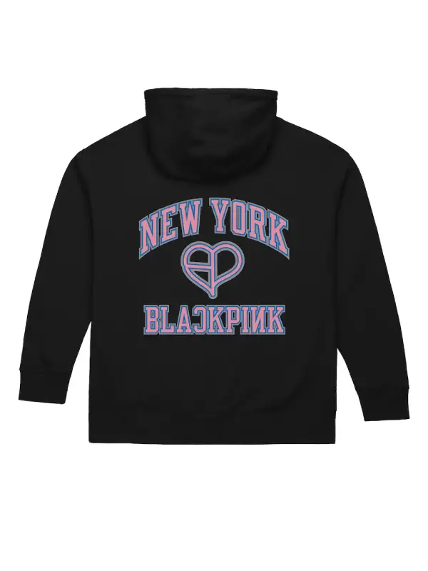 Men's New York Knicks Mitchell & Ness x BLACKPINK Black Pullover Hoodie