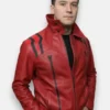 Neon Genesis Evangelion Misato Red Leather Jacket