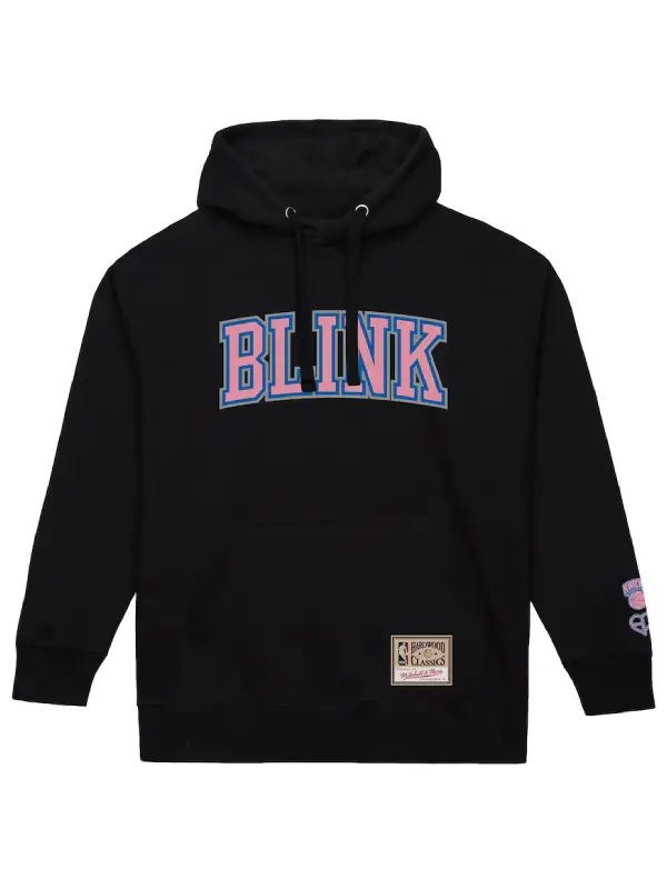 New York Knicks Mitchell & Ness x BLACKPINK Hoodie Black