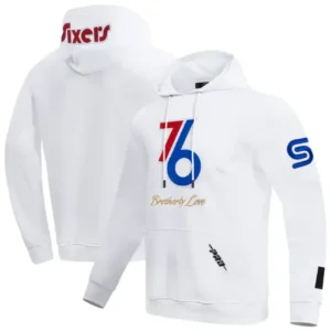 Nike Sixers City Edition Hoodie White