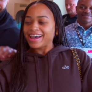 Nikki Hall Brown Alo Yoga Hoodie