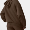 Nikki Hall Brown Alo Yoga Hoodie Jersey Shore Family Vacation S08