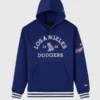 OVO x New Era x Los Angeles Dodgers Hoodie Blue