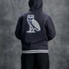OVO x New Era x Yankees Hoodie Black