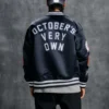 OVO x New Era x Yankees Varsity Jacket Black