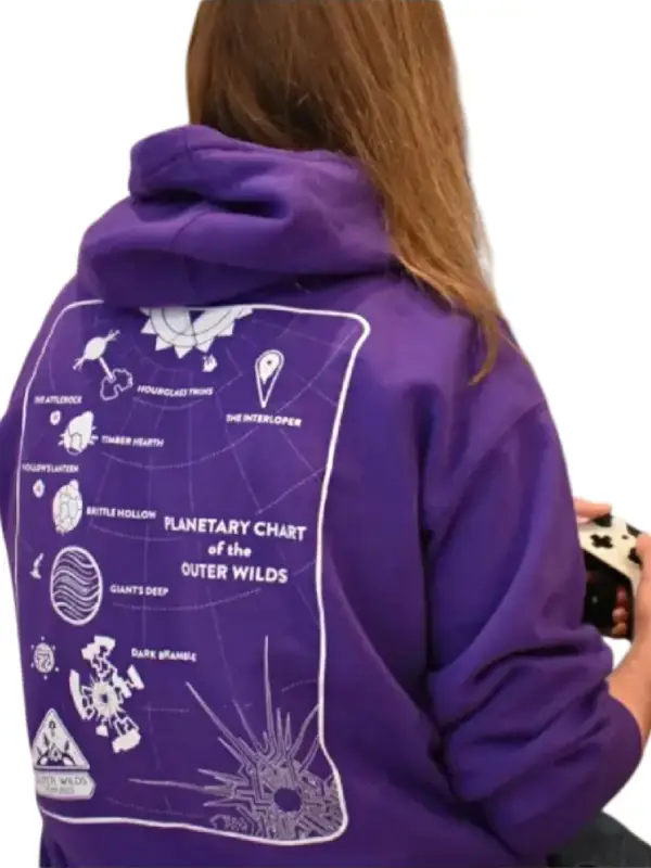 Outer Wilds Ventures Hoodie Purple