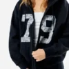 Pacsun 79 Black Zip-Up Hoodie