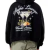 Pacsun Studio Lounge Cropped Black Hoodie