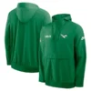 Philadelphia Eagles Nike Sideline Anorak Hoodie Jacket Kelly Green