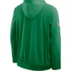Philadelphia Eagles Nike Sideline Kelly Green Anorak Half-Zip Hoodie Jacket