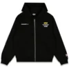 Plus44 Silverstone Crew 2025 Black Zip Up Hoodie
