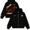 Plus44 Silverstone Crew 2025 Zip Up Hoodie Black