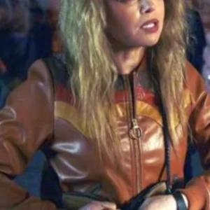 Poker Face Natasha Lyonne Leather Bomber Jacket