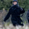 Project Hail Mary Eva Stratt Black Wool Coat