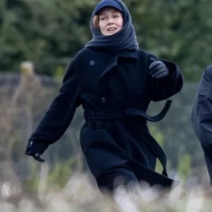 Project Hail Mary Eva Stratt Black Wool Coat