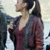 Quilted Bomber Raven Reyes The 100 S02 Jacket