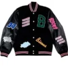 Reich Too Leo Much Black Varsity Jacket