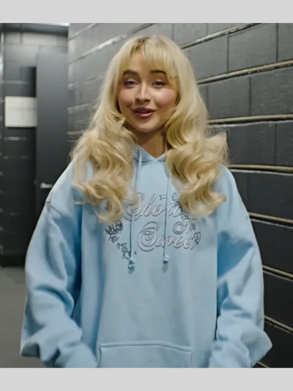 Sabrina Carpenter Short N Sweet Hoodie Blue