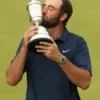 Scottie Scheffler Blue Nike Polo T-shirt