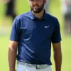 Scottie Scheffler Nike Blue Polo T-shirt
