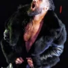 Seth Rollins Black Fur Jacket