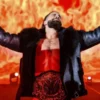 Seth Rollins Black Shearling Jacket