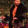 Seth Rollins Shearling Jacket Black