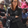 Stephanie White Indiana Fever Black Leather Jacket