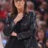 Stephanie White Indiana Fever Leather Blazer