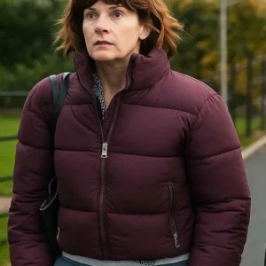 Such Brave Girls 2025 Louise Brealey Purple Jacket