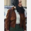 Superman Lois Lane Brown Suede Leather Jacket