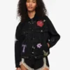 Taylor Swift Speak Now Denim Black Jacket