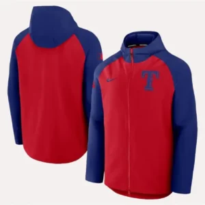 Texas Rangers Nike Raglan Performance Jacket