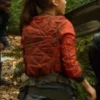 The 100 S02 Raven Reyes Quilted Bomber Jacket