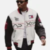 Tommy Hilfiger The APXGP Boxy Varsity Jacket White