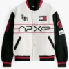 Tommy Hilfiger The APXGP Collection Satin Boxy Varsity Jacket