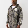 True Religion Buddha Camo Windbreaker Jacket