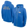 UCLA Bruins Jordan Sideline Zip-Up Hoodie Blue
