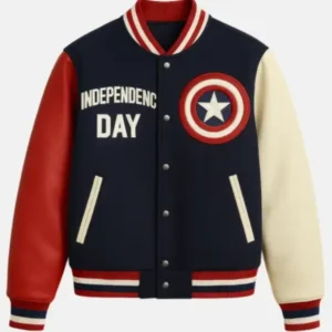 USA Independence Day Eagle Varsity Jacket