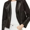 Untamed Lily Santiago Black Leather Jacket