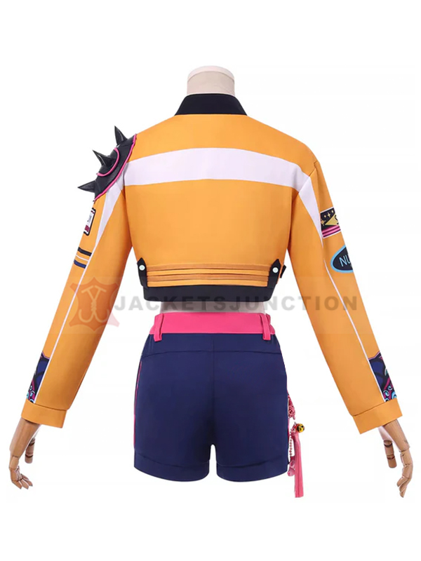 Rumi Jacket KPop Demon Hunters Rumi Yellow Leather Jacket