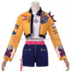 kpop demon hunters rumi yellow jacket outfit
