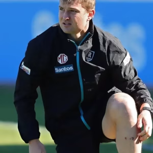 AFL 2025 Power Media Opportunity Ollie Wines Jacket Black