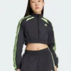 Adidas Teamgeist Adicolor Black Cropped Track Jacket