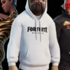Balenciaga Fortnite White Pullover Hoodie